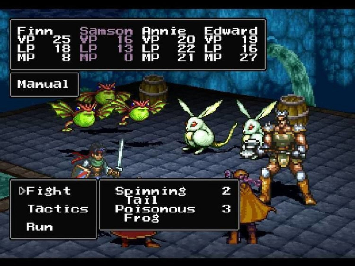 Beyond the Beyond retro fantasy role-playing RPG game for PlayStation 1 (PS1) gameplay