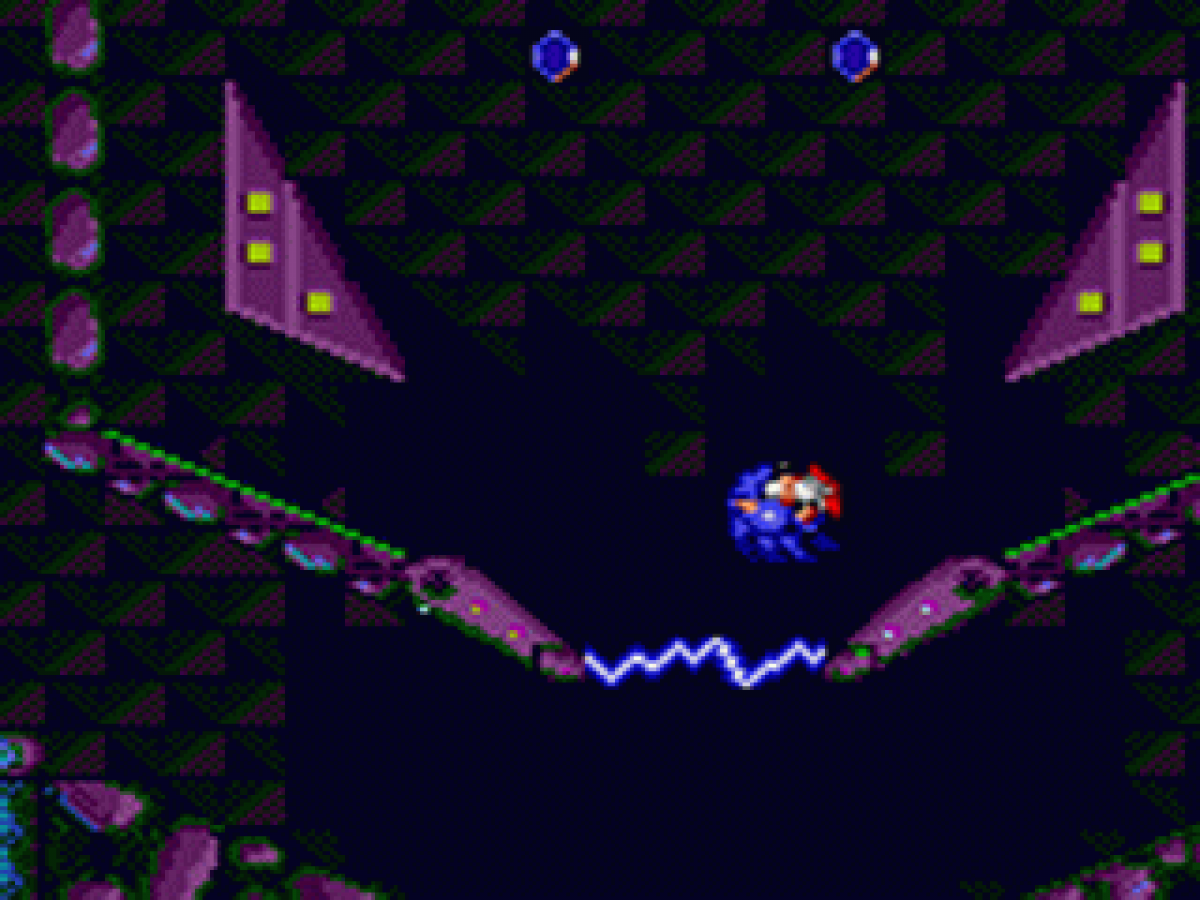 Sonic The HedgeHog: Spinball gameplay art for Sega Game Gear (GG) video game