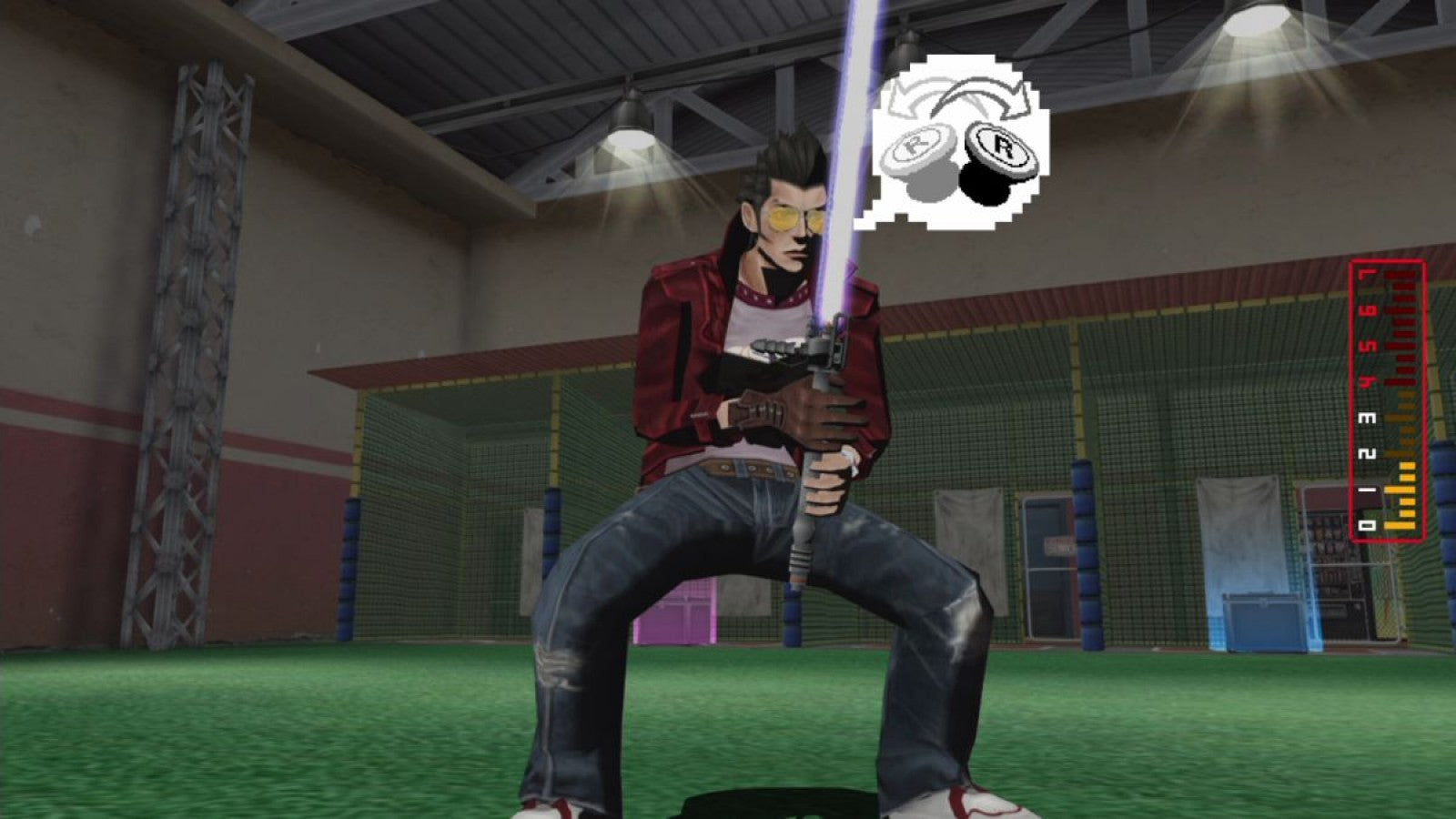 No More Heroes – Nintendo Wii (Wii) action-adventure hack and slash video game gameplay