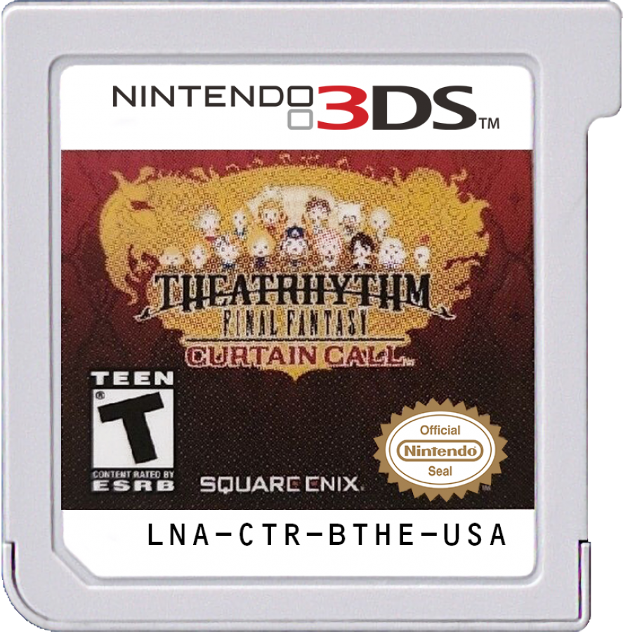 Theatrhythm Final Fantasy: Curtain Call cartridge for Nintendo 3DS (3DS) rhythm music video game