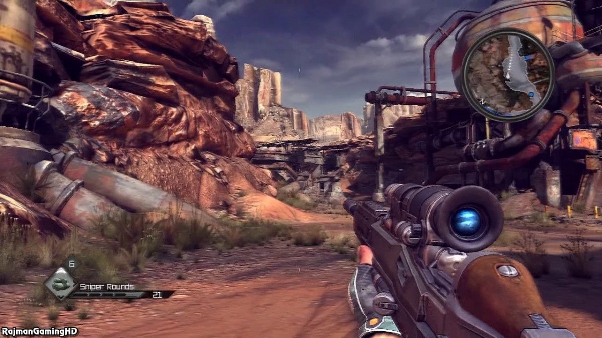 Rage gameplay for PlayStation 3 PS3 video game