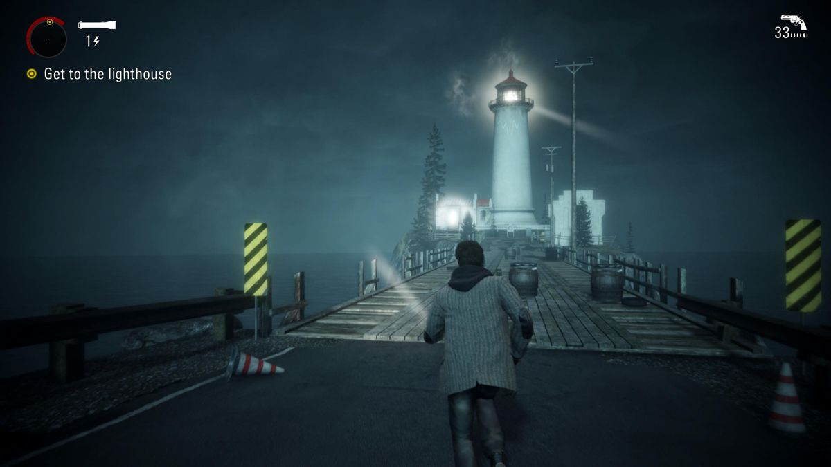Alan Wake: Remastered – PlayStation 5 (PS5) gameplay for action thriller video game