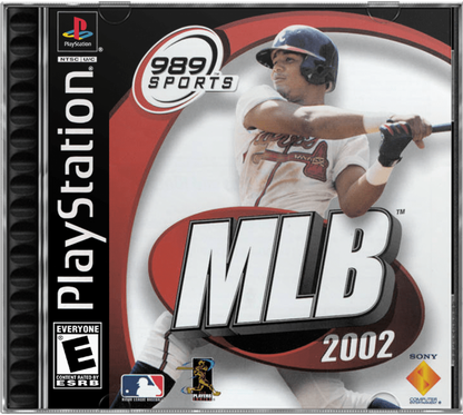 MLB 2002 – PlayStation 1 (PS1) front cover disc art 