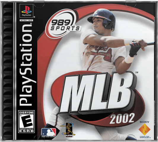MLB 2002 – PlayStation 1 (PS1) front cover disc art 