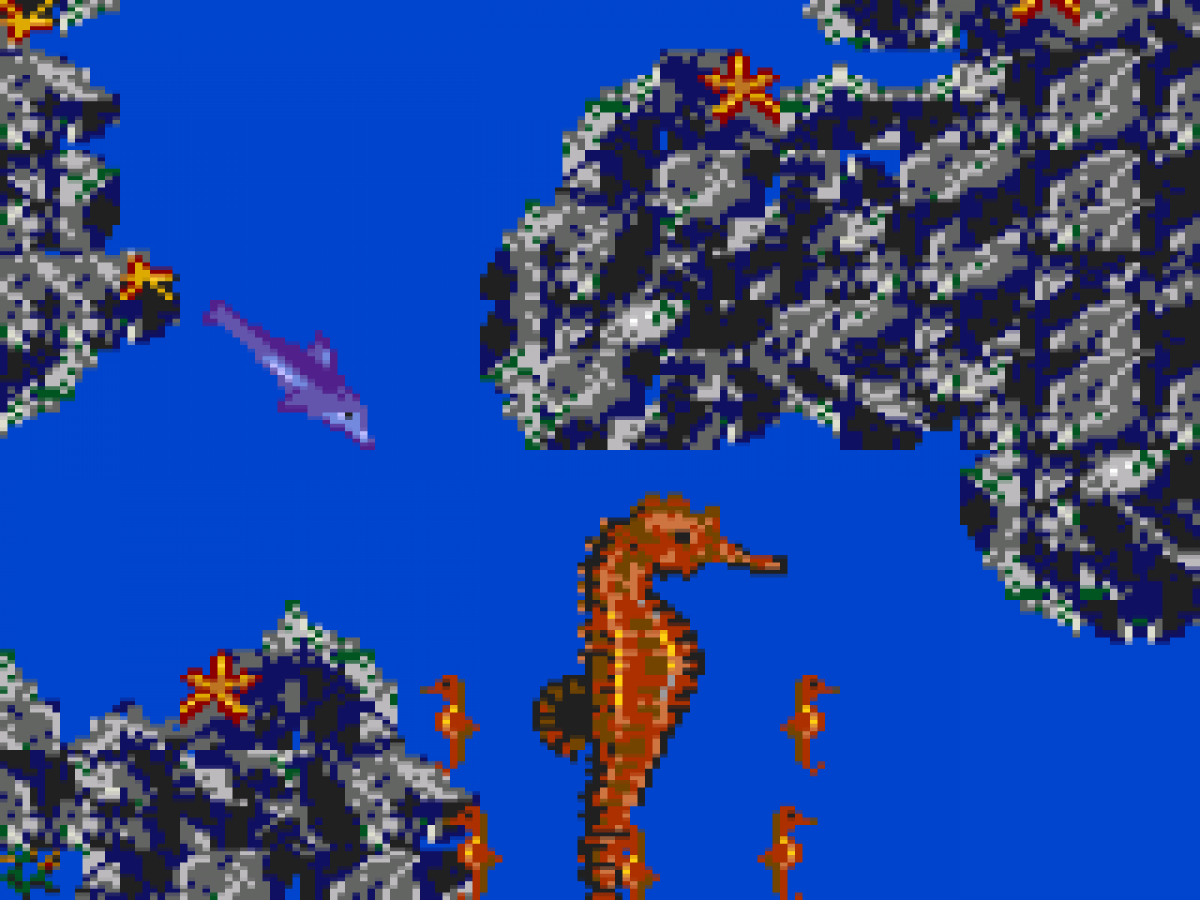 Ecco: The Tides of Time gameplay for Sega Game Gear (GG) video game