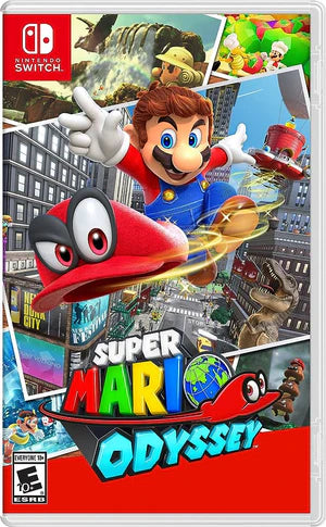 Super Mario Odyssey cover art for Nintendo Switch NS video game