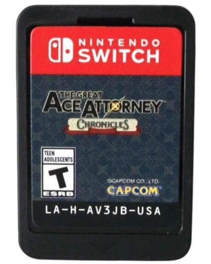 Great Ace Attorney: Chronicles – Nintendo Switch (NS) cartridge for visual novel video game