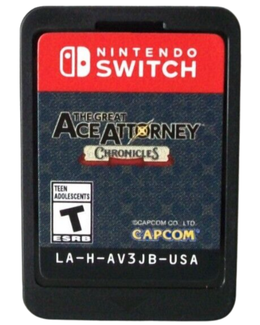Great Ace Attorney: Chronicles – Nintendo Switch (NS) cartridge for visual novel video game