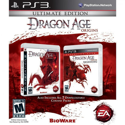 Dragon Age: Origins [Ultimate Edition] cover art for PlayStation 3 (PS3) video game