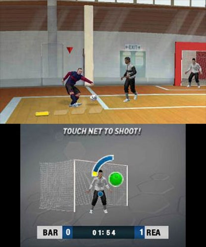 FIFA 15 gameplay for Nintendo 3DS (3DS) soccer sports video game