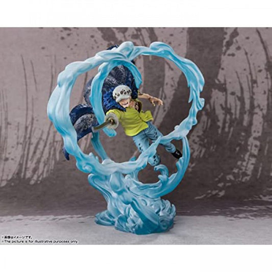 Trafalgar Law Battle of Monsters on Onigashima 10 Inch Figure collectible One Piece character figure featuring Trafalgar Law detailed Wano arc inspired design dynamic battle pose signature sword and costume sculpted details 10 inch display size and anime collectible merchandise appeal