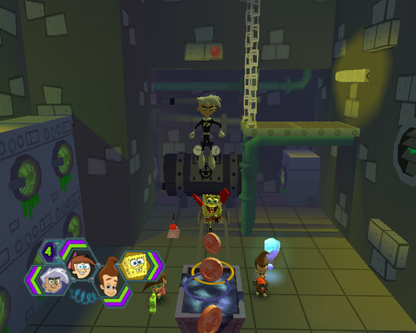 Nicktoons Unite – PlayStation 2 (PS2) video game gameplay, action-adventure crossover game.