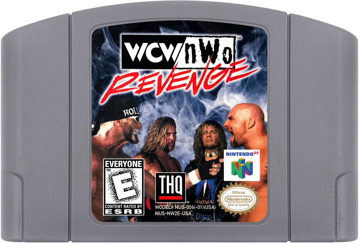 WCW vs nWo Revenge cartridge for Nintendo 64 N64 video game