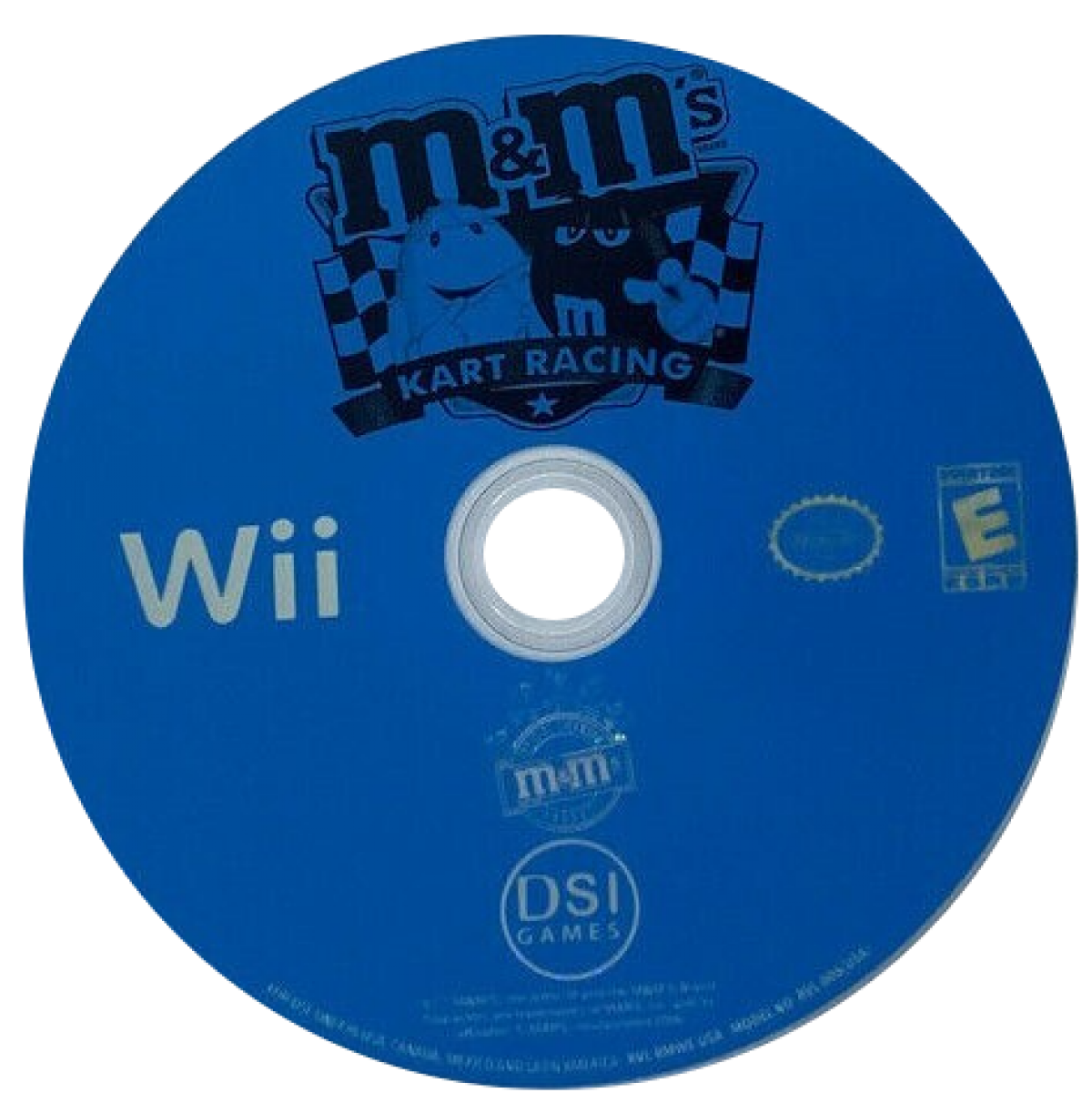 M&Ms Kart Racing retro Nintendo Wii video game featuring kart racing gameplay, family friendly multiplayer action, arcade style competition and classic Wii entertainment - disc