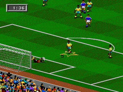 FIFA 95 gameplay for Sega Genesis (GEN) video game