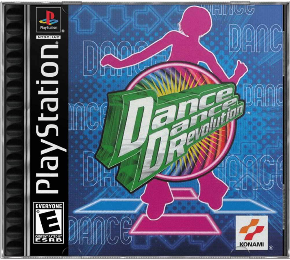 Dance Dance Revolution cover art for PlayStation 1 (PS1) video game