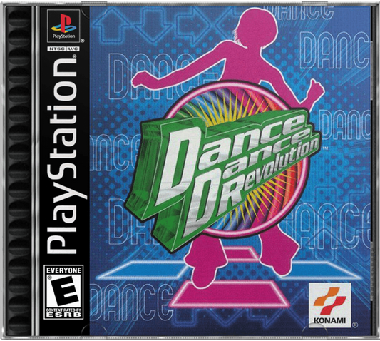 Dance Dance Revolution cover art for PlayStation 1 (PS1) video game