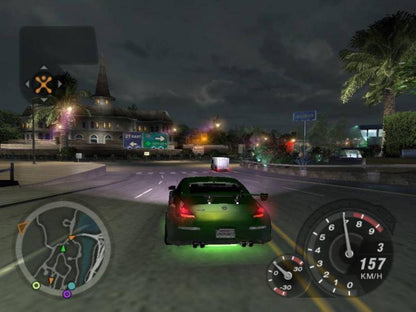 Need for Speed Underground 2 PS2 Sony PlayStation 2 street racing game open world driving tuner cars customization drift racing night city EA Black Box arcade racing multiplayer PlayStation 2 software video game title gameplay