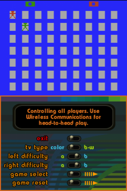 Atari's Greatest Hits Volume 1 gameplay for Nintendo DS (DS) classic arcade game compilation video game