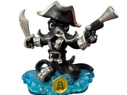 Dark Wash Buckler Skylanders Swap Force character figure collectible toy dark variant water element pirate warrior swapper portal compatible game piece octopus swashbuckler fighter figure for Skylanders fans