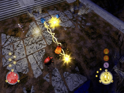 Nightcaster Defeat the Darkness Xbox game featuring action RPG gameplay, spellcasting combat, and dark fantasy dungeon exploration gameplay