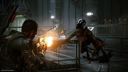 Aliens Fireteam Elite PlayStation 4 PS4 video game, third-person shooter, sci-fi co-op action, Alien franchise title gameplay
