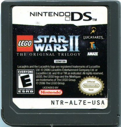 LEGO Star Wars II: The Original Trilogy cartridge for Nintendo DS (DS) action adventure video game
