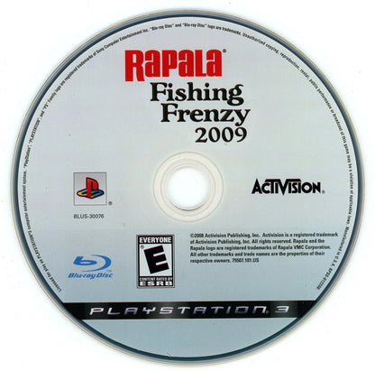 Rapala Fishing Frenzy disc art for PlayStation 3 (PS3) video game