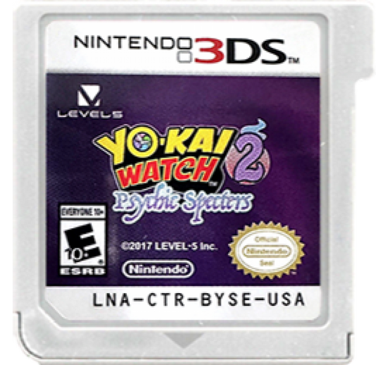 Yo-Kai Watch 2: Psychic Specters cartridge for Nintendo 3DS (3DS) video game