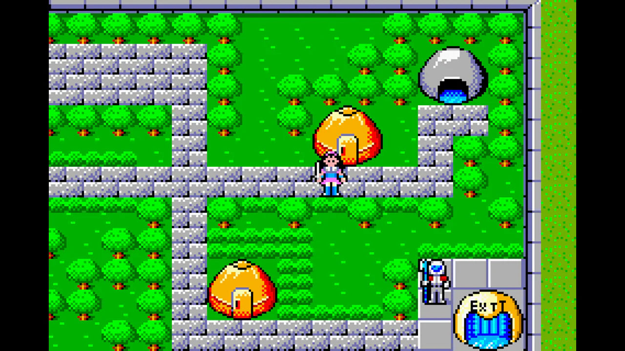 Phantasy Star Collection [CIB] for Game Boy Advance (GBA) featuring portable versions of classic sci-fi RPGs from the SEGA Master System, including Phantasy Star I, II, and III; explore alien worlds, build your party, and experience the roots of the legendary series in this complete-in-box compilation gameplay screenshot
