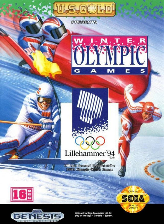 Winter Olympic Games Lillehammer 94 cover art for Sega Genesis (GEN) video game