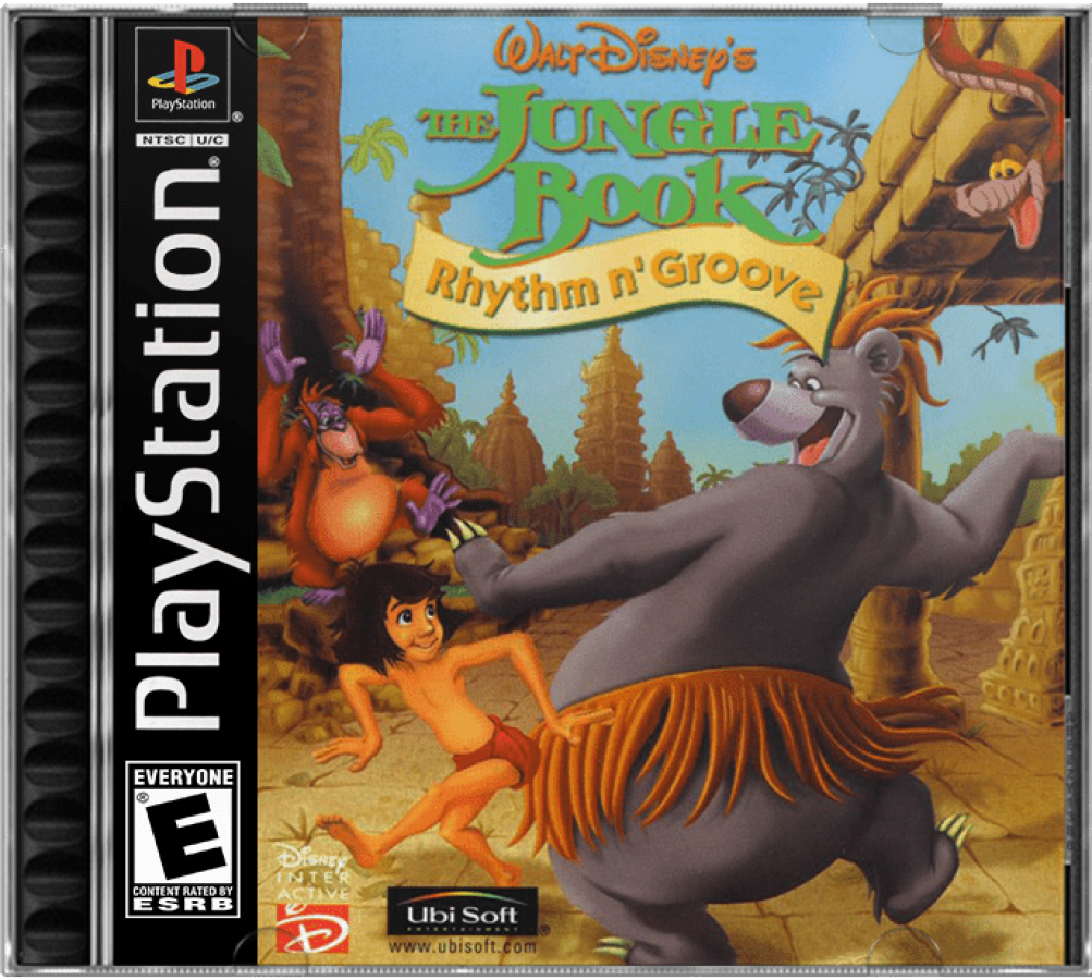 Jungle Book: Rhythm n Groove – PlayStation 1 (PS1) front cover art