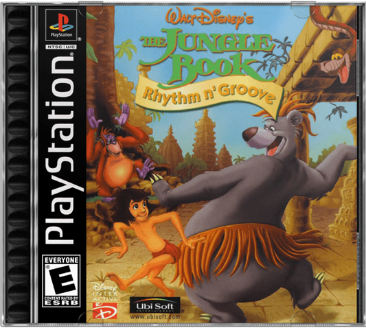 Jungle Book: Rhythm n Groove – PlayStation 1 (PS1) front cover art