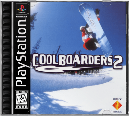 Cool Boarders 2 cover art for PlayStation 1 (PS1) video game