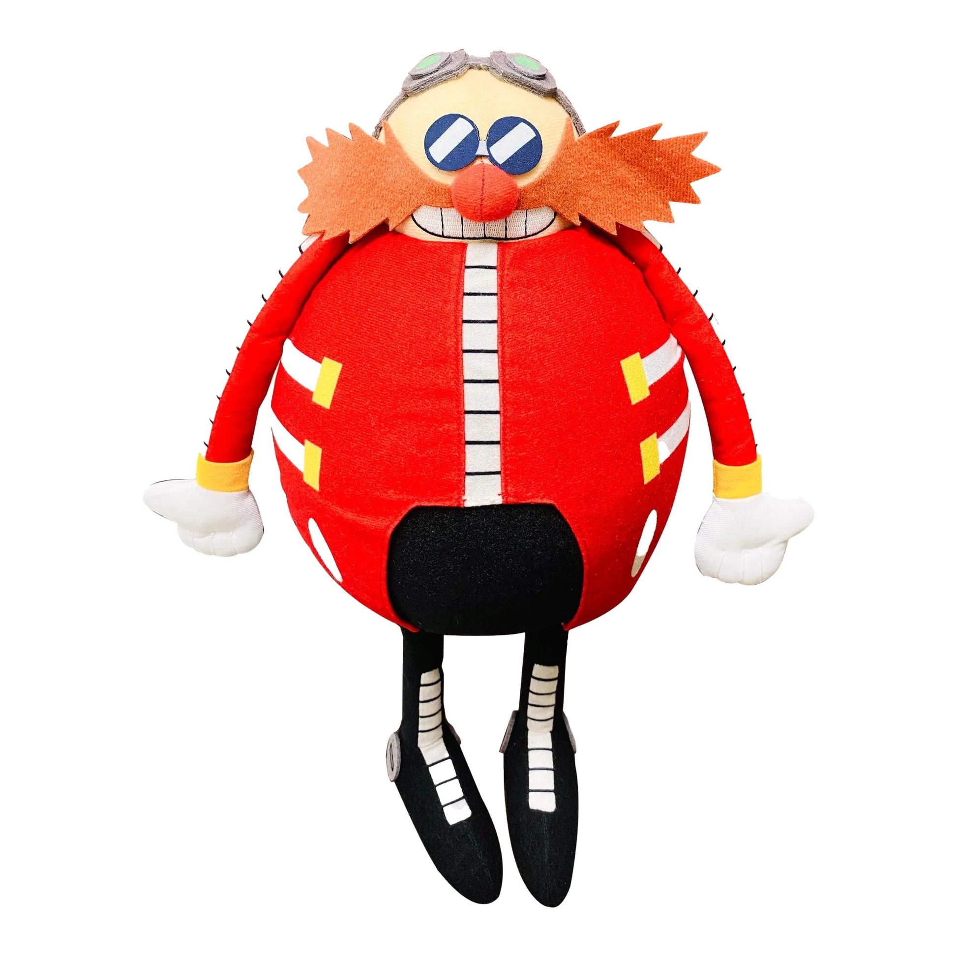 Dr Robotnik Dr Eggman 14 Inch Plush inspired design featuring collectible Sonic the Hedgehog villain character plush aesthetic iconic mustache design red coat styling soft stuffed craftsmanship classic Sega antagonist collectible and display presentation front