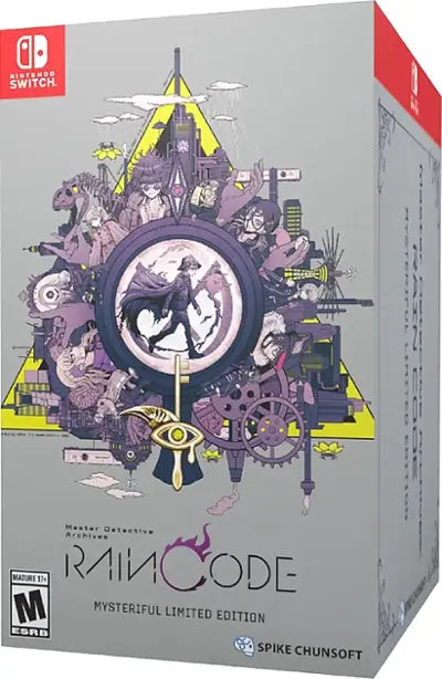 Master Detective Archives - Rain Code: Mysteriful Limited Edition cover art for NS video game