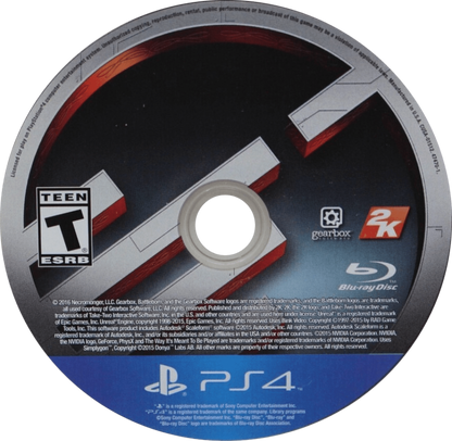 Battleborn retro PS4 video game Battleborn hero shooter multiplayer online battle arena sci fi first person action team based combat console release disc