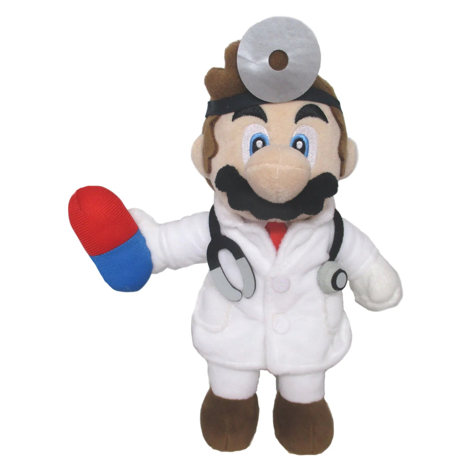 Dr. Mario 10-inch plush toy from the Dr. Mario by Nintendo