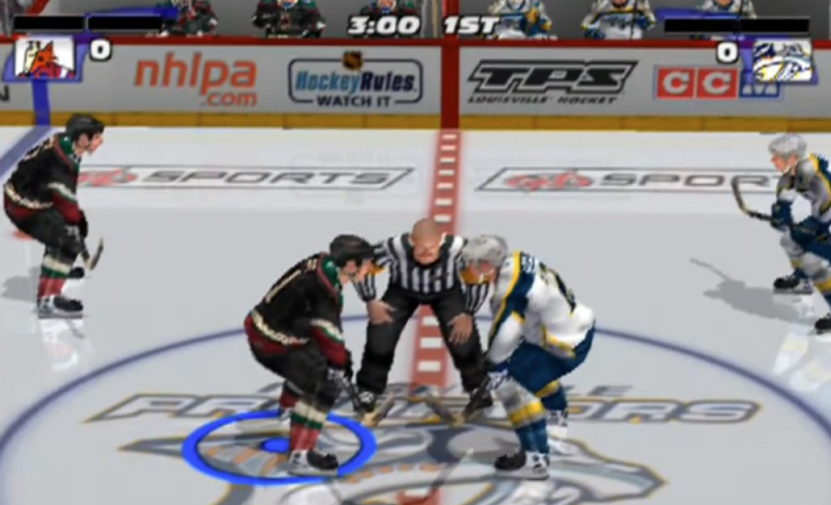 NHL Hitz 2003 – PlayStation 2 (PS2) video game gameplay, arcade-style ice hockey sports game.