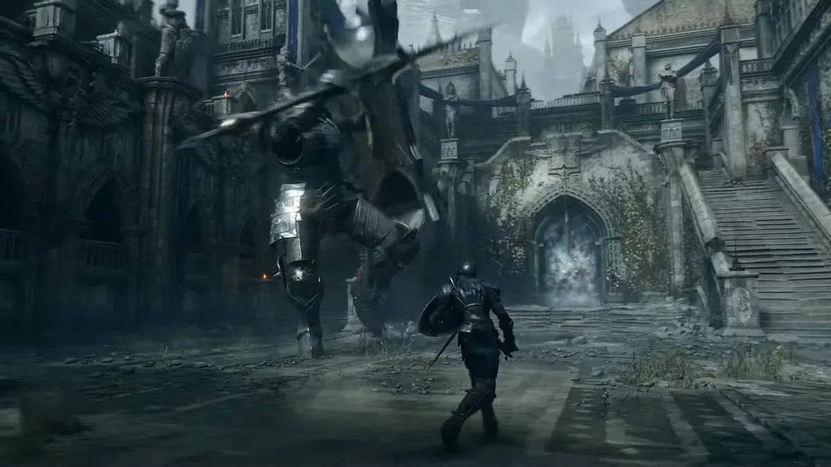 Demon’s Souls for PS5 featuring remastered dark fantasy action RPG gameplay and challenging boss battles gameplay