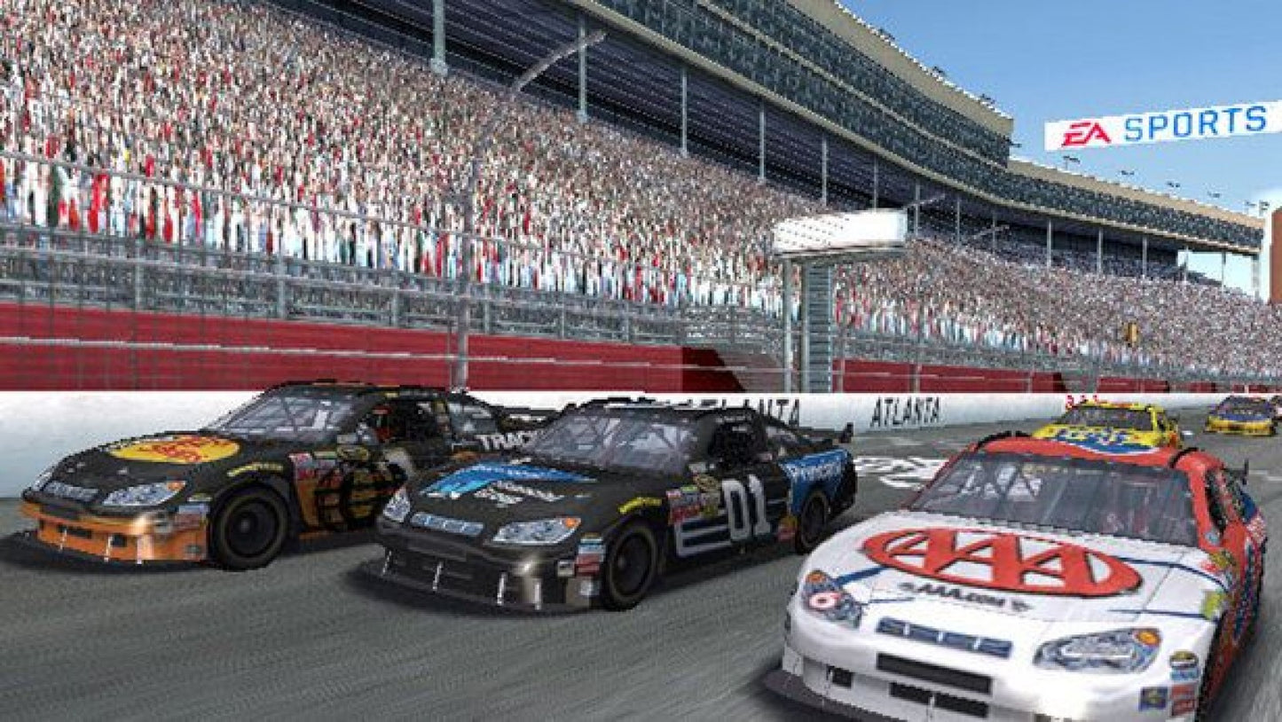NASCAR 09 – PlayStation 2 (PS2) stock car racing sports video game gameplay