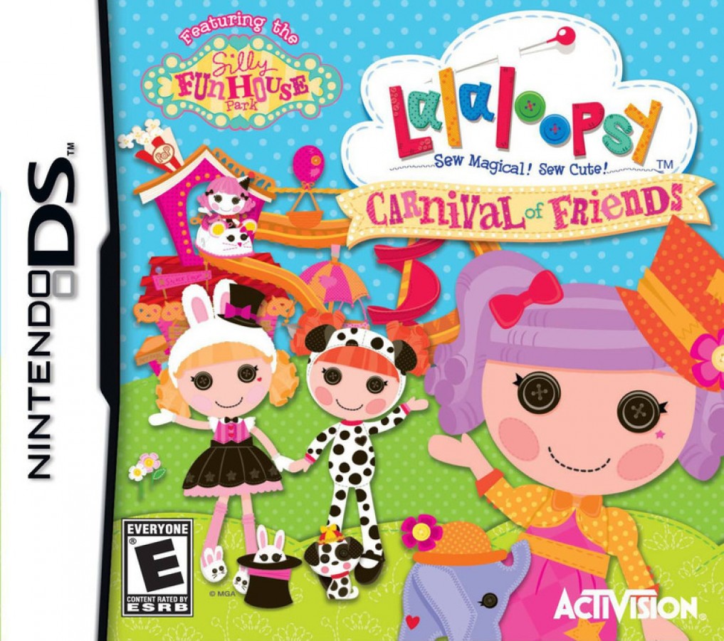 Lalaloopsy: Carnival of Friends – Nintendo DS: Explore a colorful carnival, complete fun mini-games, and interact with your favorite Lalaloopsy characters front cover