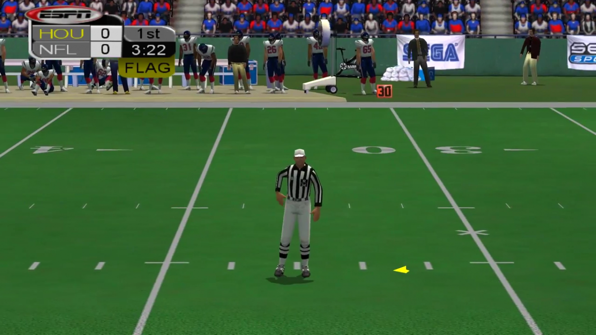 NFL 2K3 Xbox football sports video game Sega Sports simulation with ESPN integration first-person football mode and deep franchise gameplay gameplay screenshot
