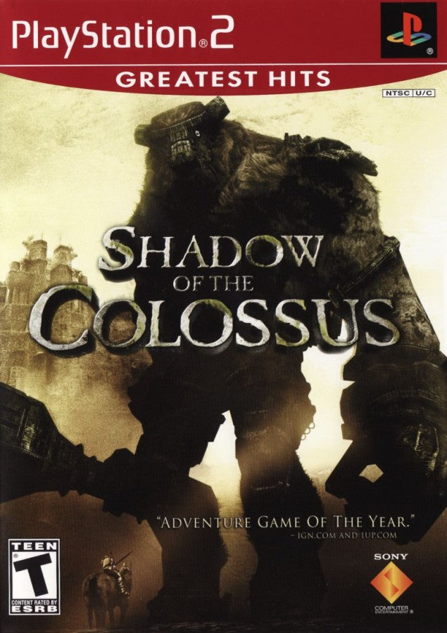 Shadow of the Colossus [Greatest Hits] cover art for Playstation 2 (PS2) video game