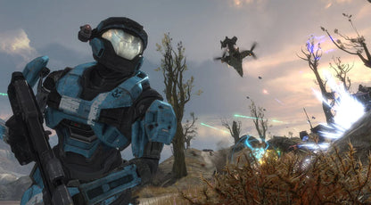 Halo: Reach for Xbox 360 sci fi first person shooter Bungie campaign multiplayer firefight mode Spartans Covenant action shooter gameplay