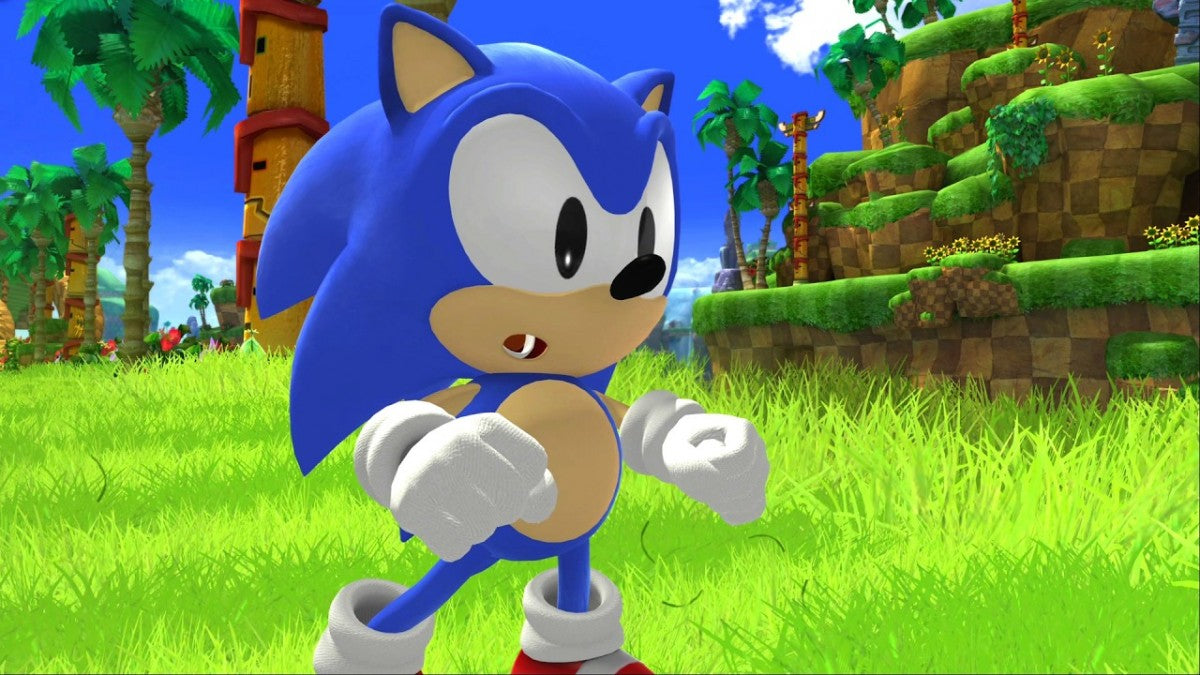 Sonic Generations PAL Import Xbox One XONE video game featuring fast paced action platforming gameplay Sonic the Hedgehog classic and modern Sonic characters high speed running 2D side scrolling stages 3D platforming levels iconic Sonic worlds Dr Eggman boss battles collectible rings time challenges and PAL region import edition retro video game collection collectible gaming appeal gameplay