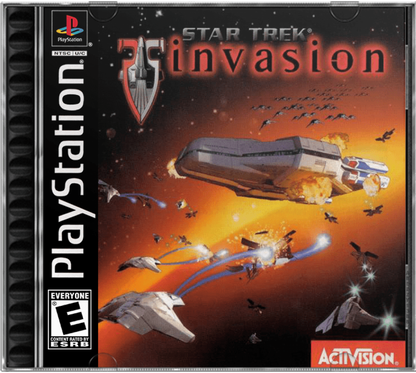 Star Trek: Invasion cover art for PlayStation 1 (PS1) video game