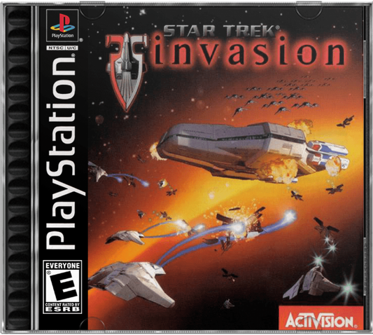 Star Trek: Invasion cover art for PlayStation 1 (PS1) video game