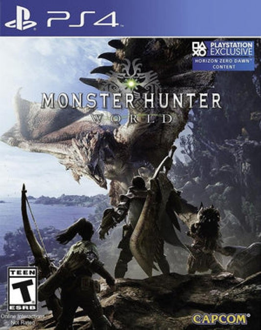 Monster Hunter World cover art for PlayStation 4 (PS4) video game