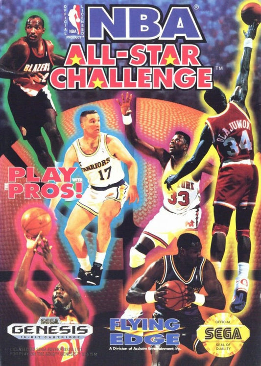 NBA All-Star Challenge cover art for Sega Genesis (GEN) video game